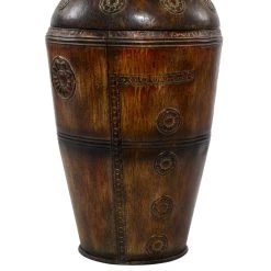 Outlet ✔️ Set of 2 Brown Metal Rustic Vase, 29", 22" by Ivory and Iris 🔔 -Cheap Ivory and Iris Store D494193S 9