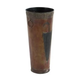Buy 🌟 Set of 2 Brown Metal Rustic Vase, 21", 16" by Ivory and Iris ✔️ -Cheap Ivory and Iris Store D494195S 5