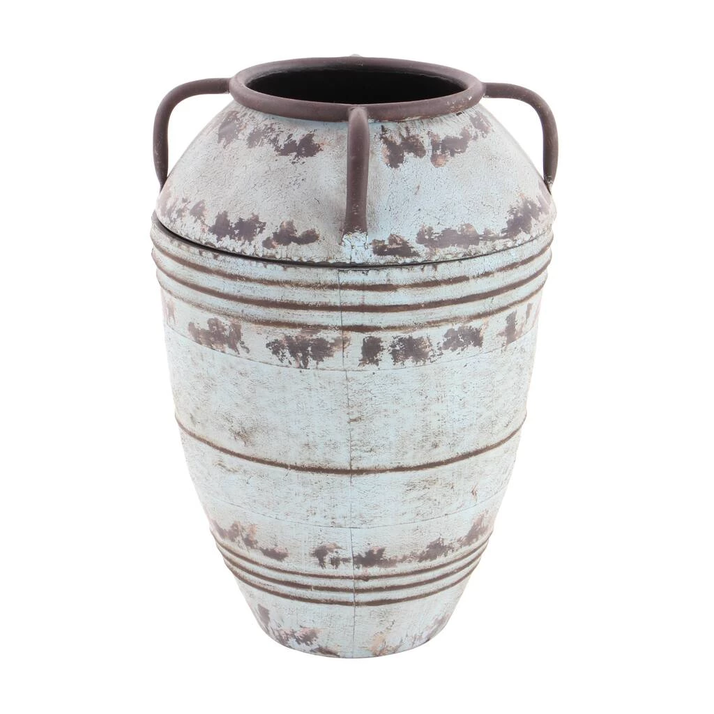 Deals π Set of 3 Blue Metal Rustic Vase, 26", 23", 19" by Ivory and Iris 𧨠5 Deals π Set of 3 Blue Metal Rustic Vase, 26", 23", 19" by Ivory and Iris 𧨠- Image 5