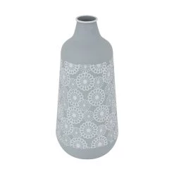 Brand new ⭐ Grey Iron French Country Vase, 22" x 10" x 10" by Ivory and Iris 👏