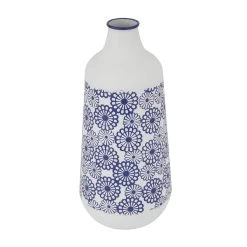 New 🛒 White Iron French Country Vase, 22" x 13" x 10" by Ivory and Iris ⭐