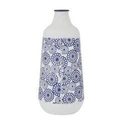 New 🛒 White Iron French Country Vase, 22" x 13" x 10" by Ivory and Iris ⭐ -Cheap Ivory and Iris Store D494207S 5