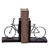 Coupon ⌛ 7" Silver Aluminum Vintage Bicycle Bookends by Ivory and Iris 🎉