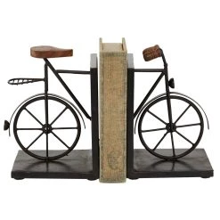 Budget β 9" Contemporary Bicycle Iron Bookend Set by Ivory and Iris β