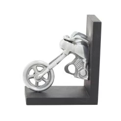 New π 7" Silver Aluminum Contemporary Motorcycle Bookends by Ivory and Iris π 14 New π 7" Silver Aluminum Contemporary Motorcycle Bookends by Ivory and Iris π -Cheap Ivory and Iris Store D494220S 6