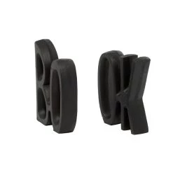 Best Pirce 😍 7" Black Book Aluminum Industrial Bookends by Ivory and Iris 👍 -Cheap Ivory and Iris Store D494227S 2