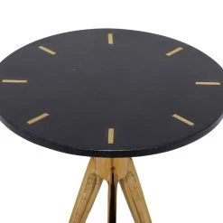 Flash Sale 🎉 22" Gold Aluminum Contemporary Accent Table by Ivory and Iris ✔️ -Cheap Ivory and Iris Store D494351S 4