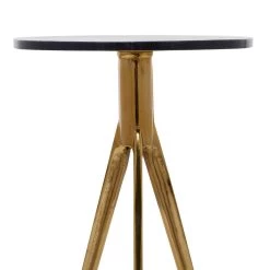 Flash Sale 🎉 22" Gold Aluminum Contemporary Accent Table by Ivory and Iris ✔️ -Cheap Ivory and Iris Store D494351S 5
