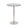 Discount 🛒 Silver Aluminum Contemporary Accent Table by Ivory and Iris 🌟