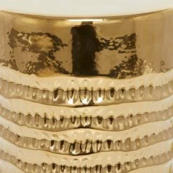 Best reviews of 👏 18" Gold Stoneware Glam Accent Table by Ivory and Iris ✨ -Cheap Ivory and Iris Store D494356S 3