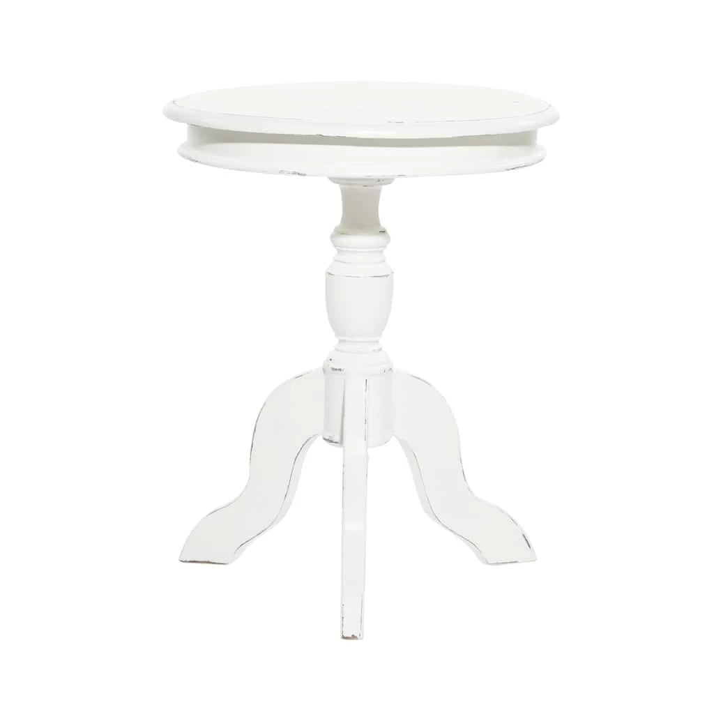 Cheapest π 24" White Wood Farmhouse Accent Table by Ivory and Iris β€οΈ 1 Cheapest π 24" White Wood Farmhouse Accent Table by Ivory and Iris β€οΈ