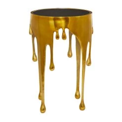 Brand new π― Gold Aluminum Contemporary Accent Table, 25" x 16" x 16" by Ivory and Iris π 10 Brand new π― Gold Aluminum Contemporary Accent Table, 25" x 16" x 16" by Ivory and Iris π -Cheap Ivory and Iris Store D494367S 3