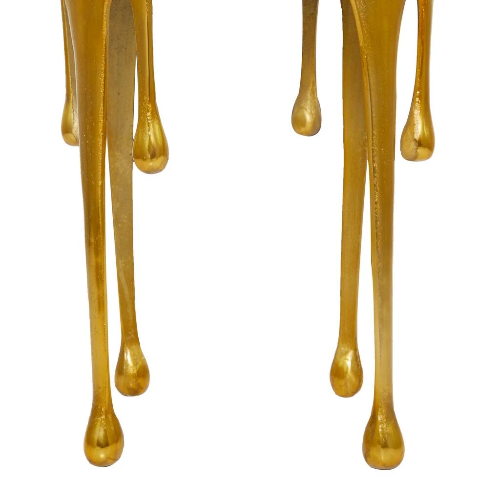 Brand new π― Gold Aluminum Contemporary Accent Table, 25" x 16" x 16" by Ivory and Iris π 5 Brand new π― Gold Aluminum Contemporary Accent Table, 25" x 16" x 16" by Ivory and Iris π - Image 5