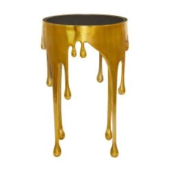 Brand new π― Gold Aluminum Contemporary Accent Table, 25" x 16" x 16" by Ivory and Iris π 13 Brand new π― Gold Aluminum Contemporary Accent Table, 25" x 16" x 16" by Ivory and Iris π -Cheap Ivory and Iris Store D494367S 6