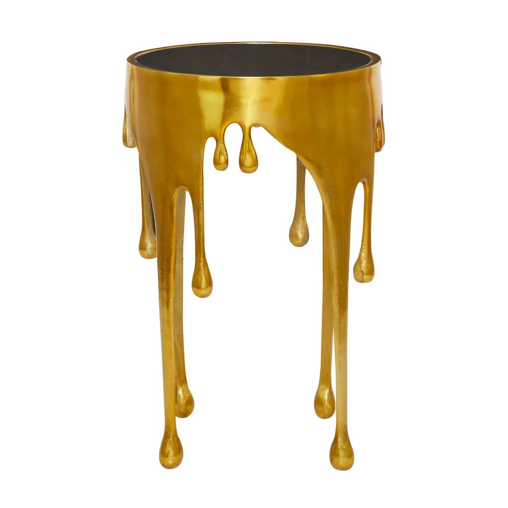 Brand new π― Gold Aluminum Contemporary Accent Table, 25" x 16" x 16" by Ivory and Iris π 6 Brand new π― Gold Aluminum Contemporary Accent Table, 25" x 16" x 16" by Ivory and Iris π - Image 6