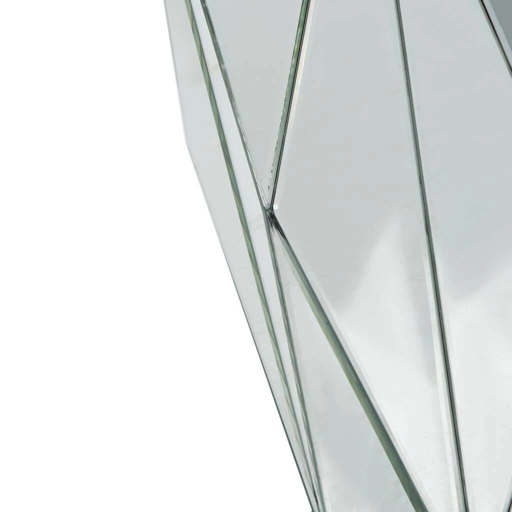 Budget β€οΈ 24" Silver MDF Wood Glam Accent Table by Ivory and Iris π 5 Budget β€οΈ 24" Silver MDF Wood Glam Accent Table by Ivory and Iris π - Image 5