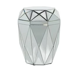 Budget β€οΈ 24" Silver MDF Wood Glam Accent Table by Ivory and Iris π 15 Budget β€οΈ 24" Silver MDF Wood Glam Accent Table by Ivory and Iris π -Cheap Ivory and Iris Store D494374S 7
