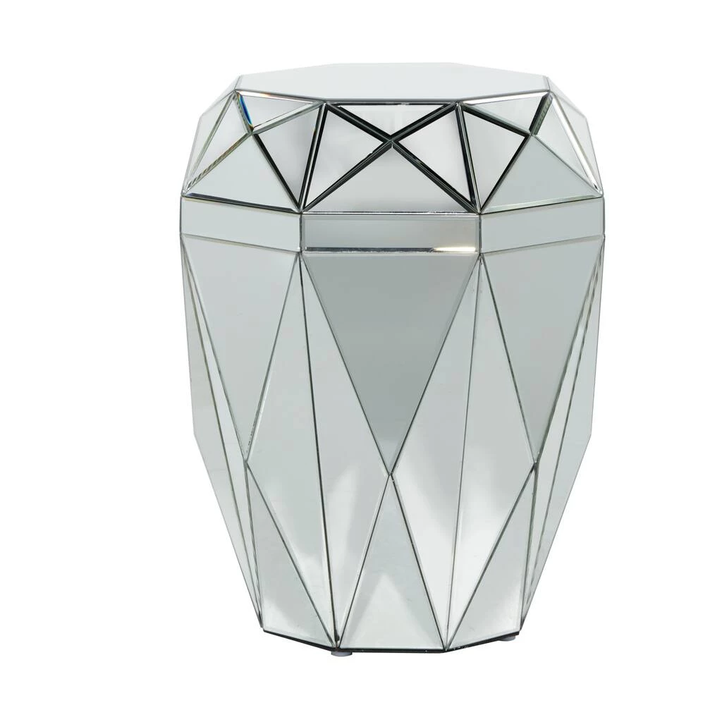 Budget β€οΈ 24" Silver MDF Wood Glam Accent Table by Ivory and Iris π 7 Budget β€οΈ 24" Silver MDF Wood Glam Accent Table by Ivory and Iris π - Image 7