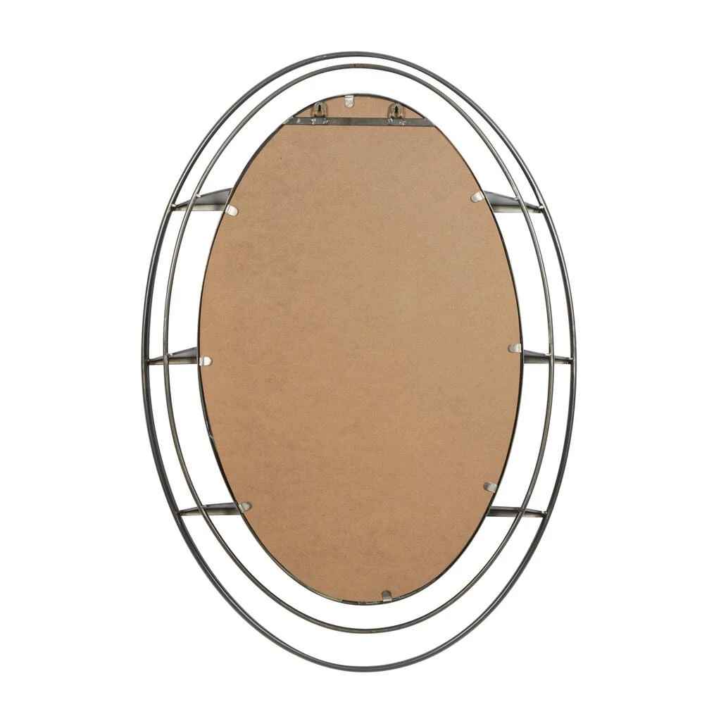 Brand new π Silver Metal Modern Wall Mirror, 36" x 25" x 6" by Ivory and Iris π 2 Brand new π Silver Metal Modern Wall Mirror, 36" x 25" x 6" by Ivory and Iris π - Image 2