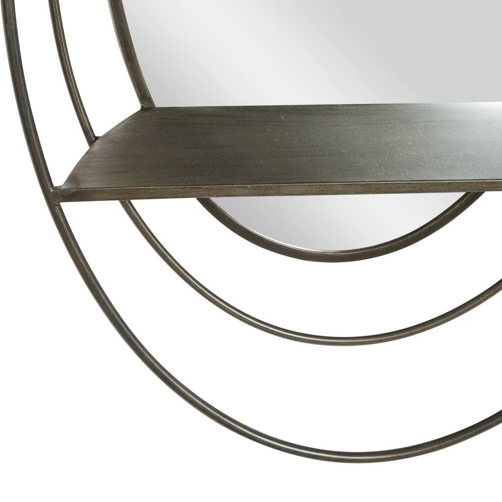 Brand new π Silver Metal Modern Wall Mirror, 36" x 25" x 6" by Ivory and Iris π 3 Brand new π Silver Metal Modern Wall Mirror, 36" x 25" x 6" by Ivory and Iris π - Image 3