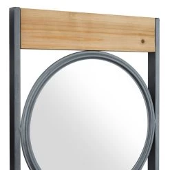 Wholesale π Set of 3 Black Iron Industrial Wall Mirror, 37" x 11" by Ivory and Iris π 9 Wholesale π Set of 3 Black Iron Industrial Wall Mirror, 37" x 11" by Ivory and Iris π -Cheap Ivory and Iris Store D494470S 3