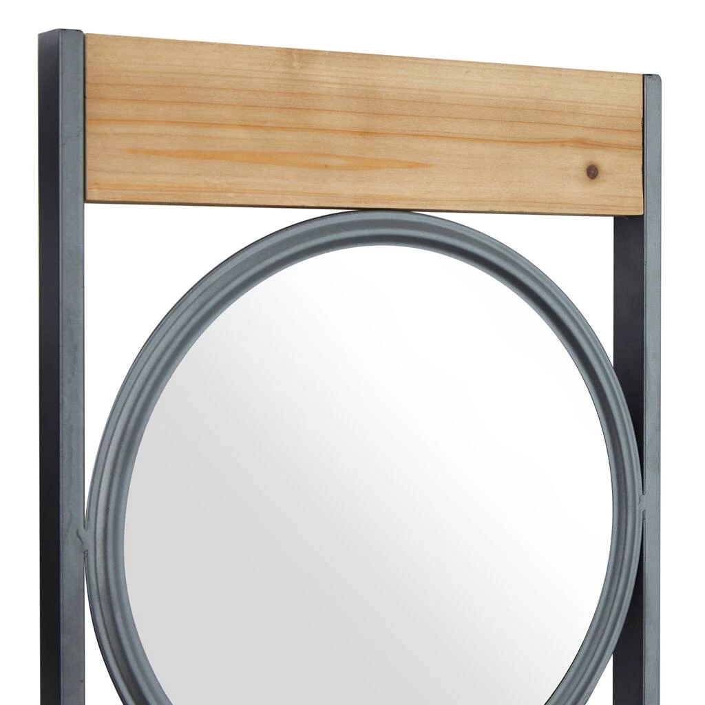 Wholesale π Set of 3 Black Iron Industrial Wall Mirror, 37" x 11" by Ivory and Iris π 3 Wholesale π Set of 3 Black Iron Industrial Wall Mirror, 37" x 11" by Ivory and Iris π - Image 3