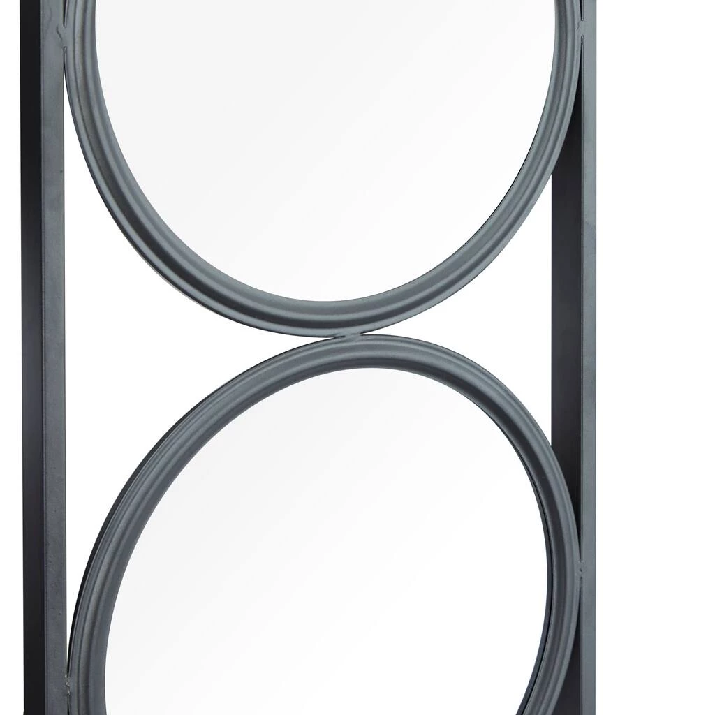 Wholesale π Set of 3 Black Iron Industrial Wall Mirror, 37" x 11" by Ivory and Iris π 4 Wholesale π Set of 3 Black Iron Industrial Wall Mirror, 37" x 11" by Ivory and Iris π - Image 4