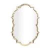 Promo 🤩 Gold Aluminum Contemporary Wall Mirror, 36" x 25" x 2" by Ivory and Iris 🎁