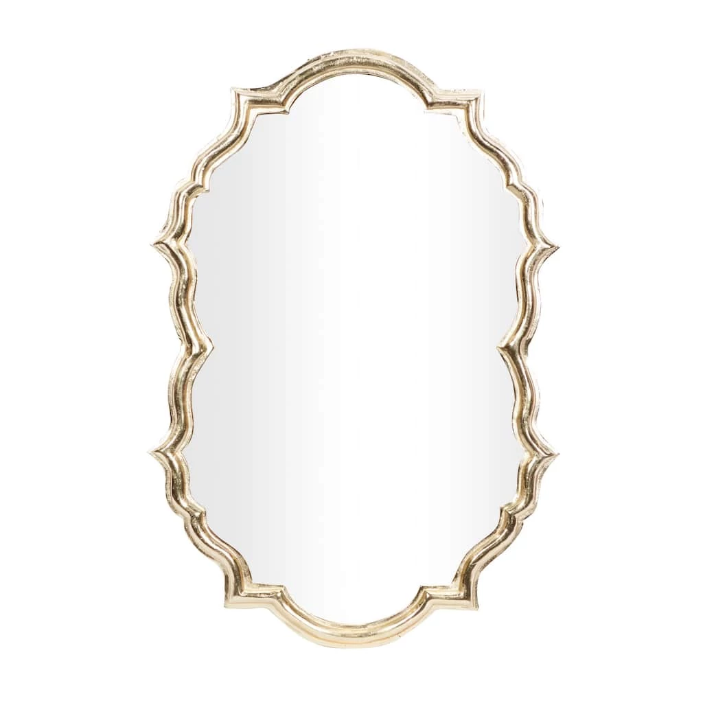 Promo π€© Gold Aluminum Contemporary Wall Mirror, 36" x 25" x 2" by Ivory and Iris π 1 Promo π€© Gold Aluminum Contemporary Wall Mirror, 36" x 25" x 2" by Ivory and Iris π