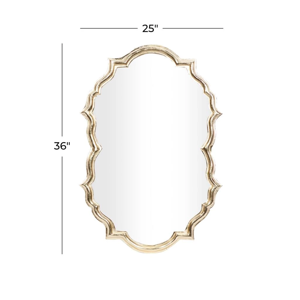 Promo π€© Gold Aluminum Contemporary Wall Mirror, 36" x 25" x 2" by Ivory and Iris π 6 Promo π€© Gold Aluminum Contemporary Wall Mirror, 36" x 25" x 2" by Ivory and Iris π - Image 6