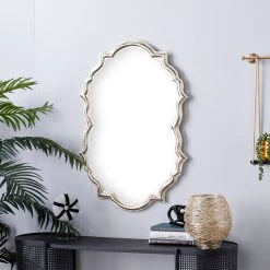 Promo π€© Gold Aluminum Contemporary Wall Mirror, 36" x 25" x 2" by Ivory and Iris π 13 Promo π€© Gold Aluminum Contemporary Wall Mirror, 36" x 25" x 2" by Ivory and Iris π -Cheap Ivory and Iris Store D494471S 7