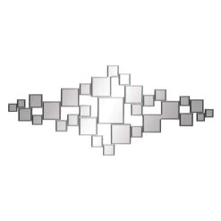 Best Sale π Silver Glam Wood Wall Mirror, 48" x 21" by Ivory and Iris β