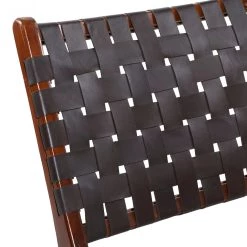 Buy 👍 Brown Mahogany Contemporary Accent Chair, 27" x 26" x 29" by Ivory and Iris 👍 -Cheap Ivory and Iris Store D494542S 5