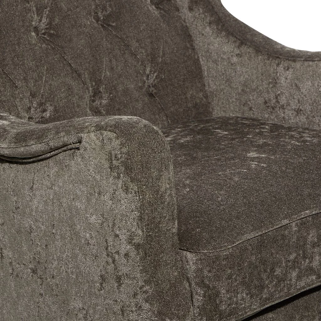 Hot Sale 🧨 Brown Polyester and Wood Contemporary Upholstered Accent Chair, 34" x 30" x 32" by Ivory and Iris ❤️ 4 Hot Sale 🧨 Brown Polyester and Wood Contemporary Upholstered Accent Chair, 34" x 30" x 32" by Ivory and Iris ❤️ - Image 4