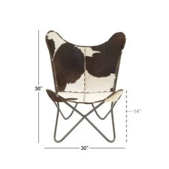 Cheap π White Cow Hide Leather and Iron Rustic Accent Chair, 36" x 29" x 30" by Ivory and Iris π― 10 Cheap π White Cow Hide Leather and Iron Rustic Accent Chair, 36" x 29" x 30" by Ivory and Iris π― -Cheap Ivory and Iris Store D494558S 5