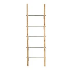 Best Pirce 🔥 59" Brown Stainless Steel Contemporary Ladder by Ivory and Iris ⌛ -Cheap Ivory and Iris Store D494638S 6