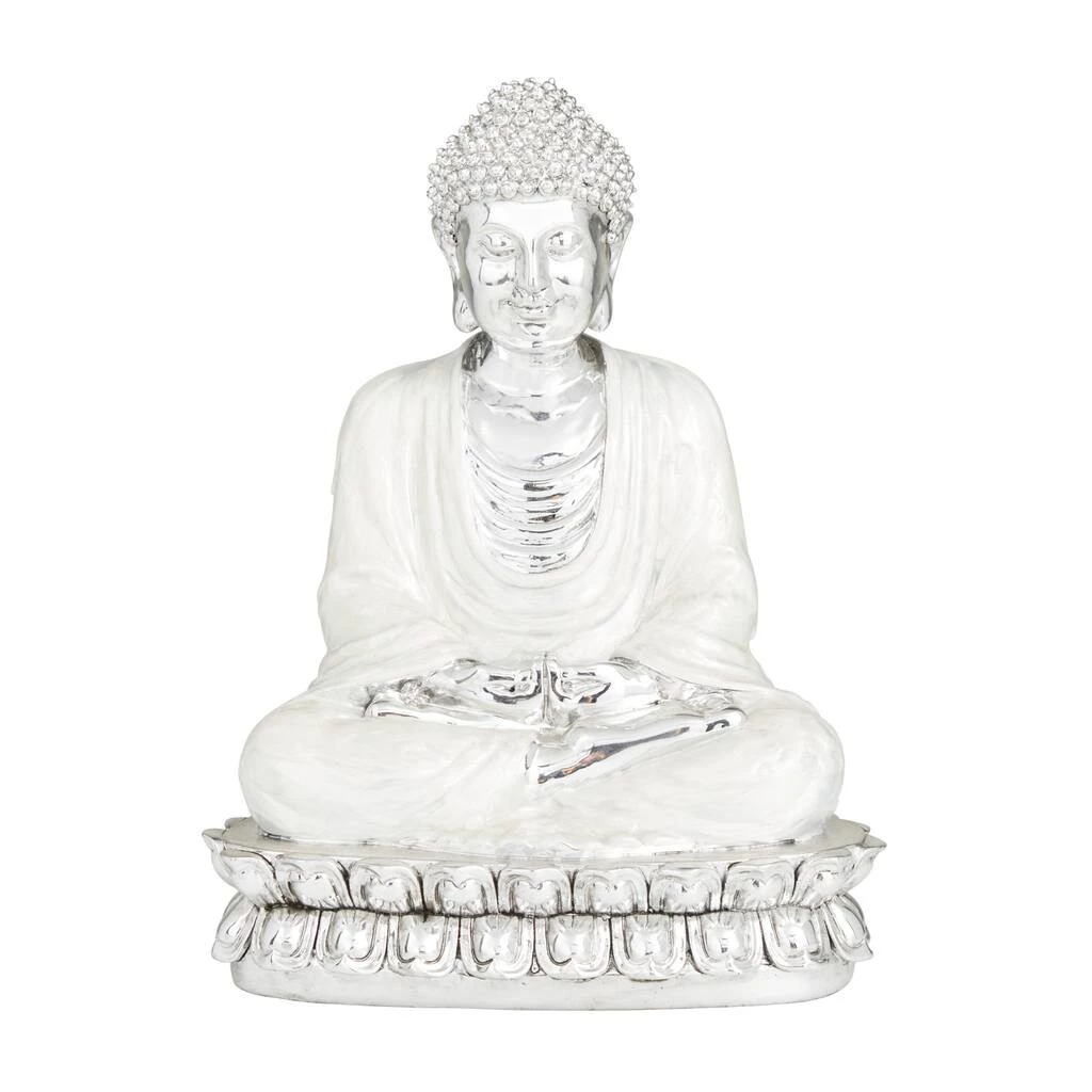 Brand new β Silver Polystone Eclectic Sculpture, 12" x 9" x 7" by Ivory and Iris π€© 1 Brand new β Silver Polystone Eclectic Sculpture, 12" x 9" x 7" by Ivory and Iris π€©