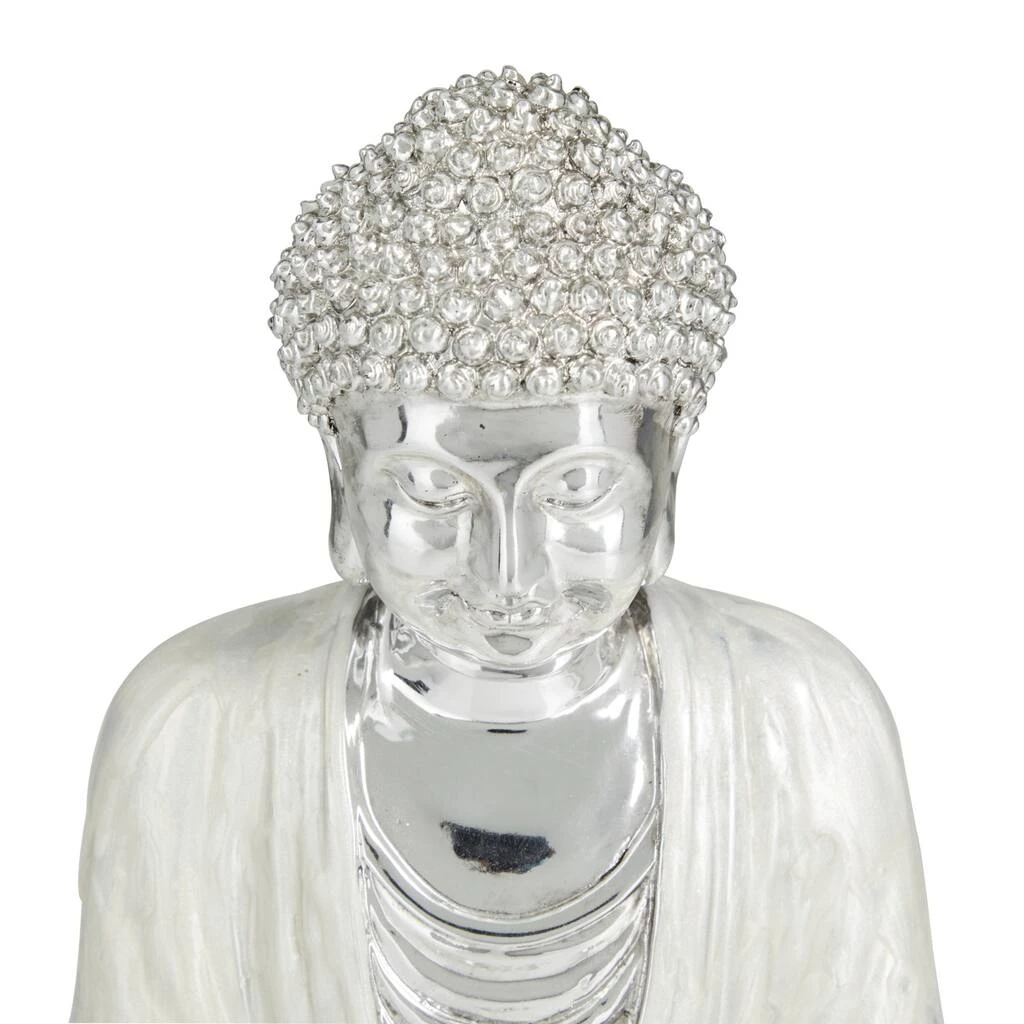 Brand new β Silver Polystone Eclectic Sculpture, 12" x 9" x 7" by Ivory and Iris π€© 3 Brand new β Silver Polystone Eclectic Sculpture, 12" x 9" x 7" by Ivory and Iris π€© - Image 3