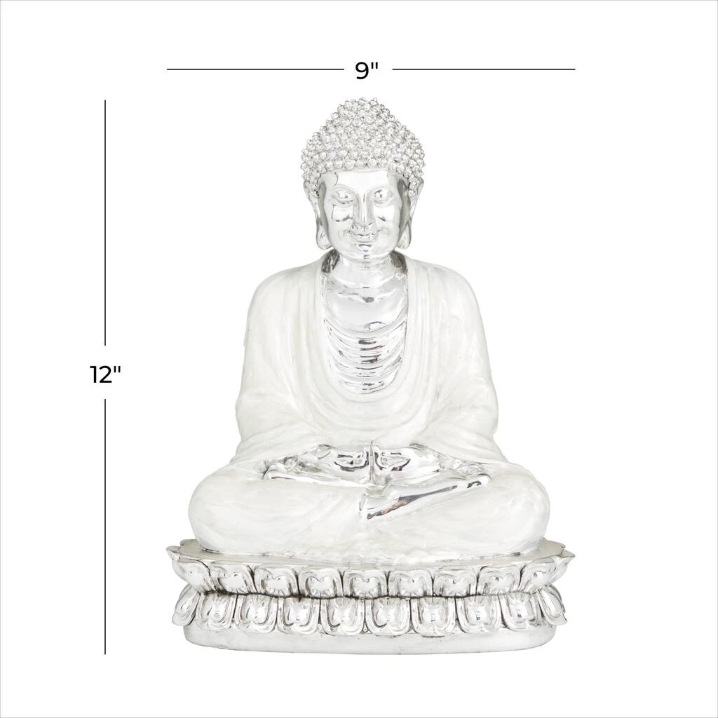 Brand new β Silver Polystone Eclectic Sculpture, 12" x 9" x 7" by Ivory and Iris π€© 6 Brand new β Silver Polystone Eclectic Sculpture, 12" x 9" x 7" by Ivory and Iris π€© - Image 6