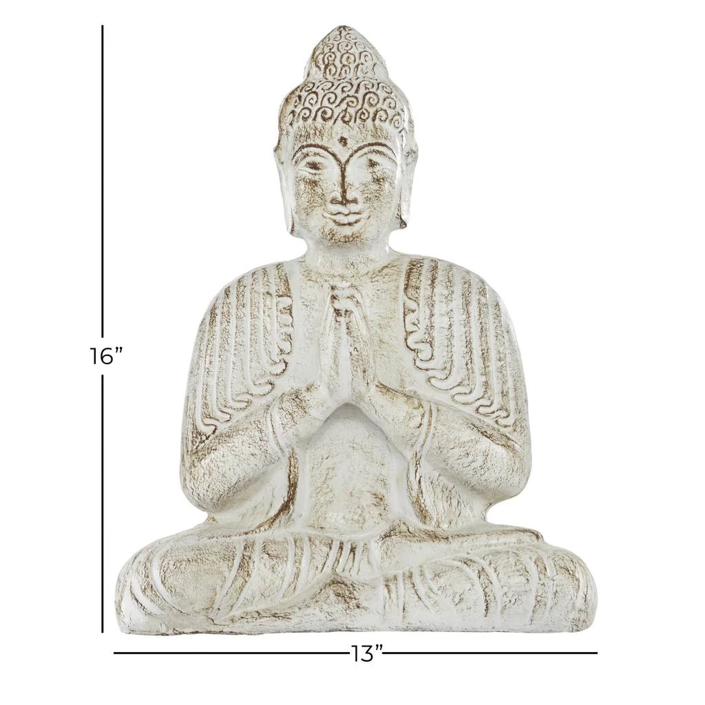 Best Sale π Cream Paper Eclectic Buddha Sculpture, 13" x 16" by Ivory and Iris π₯ 7 Best Sale π Cream Paper Eclectic Buddha Sculpture, 13" x 16" by Ivory and Iris π₯ - Image 7
