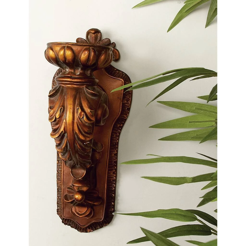 Brand new ✨ Bronze Polystone Traditional Candle Wall Sconce, 13" x 5" x 7" by Ivory and Iris ✔️ 7 Brand new ✨ Bronze Polystone Traditional Candle Wall Sconce, 13" x 5" x 7" by Ivory and Iris ✔️ - Image 7
