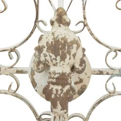 Outlet 🥰 White Iron French Country Wall Sconce, 24" x 17" x 5" by Ivory and Iris 🤩 11 Outlet 🥰 White Iron French Country Wall Sconce, 24" x 17" x 5" by Ivory and Iris 🤩 -Cheap Ivory and Iris Store D495489S 4