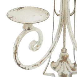 Outlet 🥰 White Iron French Country Wall Sconce, 24" x 17" x 5" by Ivory and Iris 🤩 12 Outlet 🥰 White Iron French Country Wall Sconce, 24" x 17" x 5" by Ivory and Iris 🤩 -Cheap Ivory and Iris Store D495489S 5