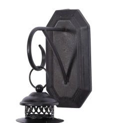 Outlet ❤️ Black Iron Industrial Candlestick Holders, 17" x 6" x 10" by Ivory and Iris 👍 -Cheap Ivory and Iris Store D495506S 5