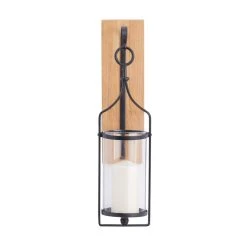 Deals π₯ Black Poplar Farmhouse Wall Sconce, 6" x 6" x 7" by Ivory and Iris π₯