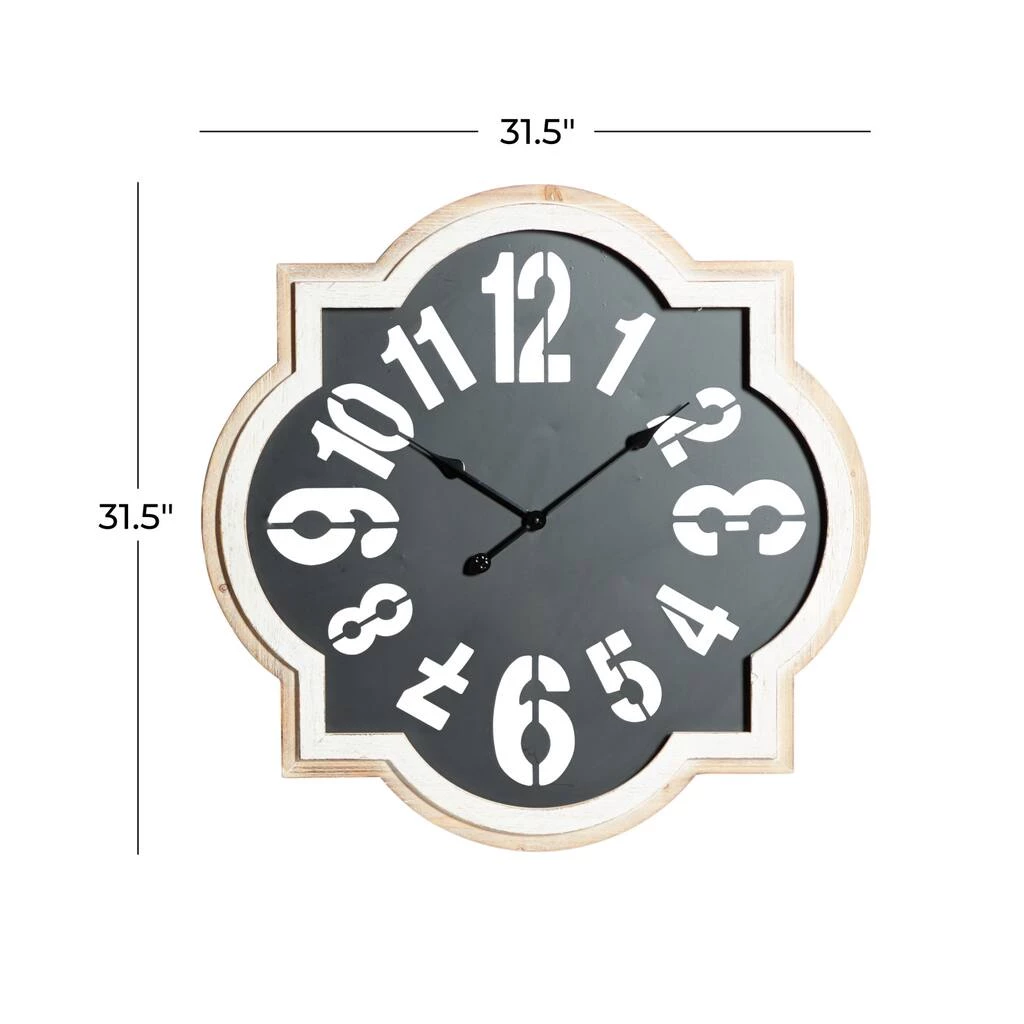 Best Pirce π Black Metal Farmhouse Wall Clock, 32" x 32" x 2" by Ivory and Iris π₯° 8 Best Pirce π Black Metal Farmhouse Wall Clock, 32" x 32" x 2" by Ivory and Iris π₯° - Image 8