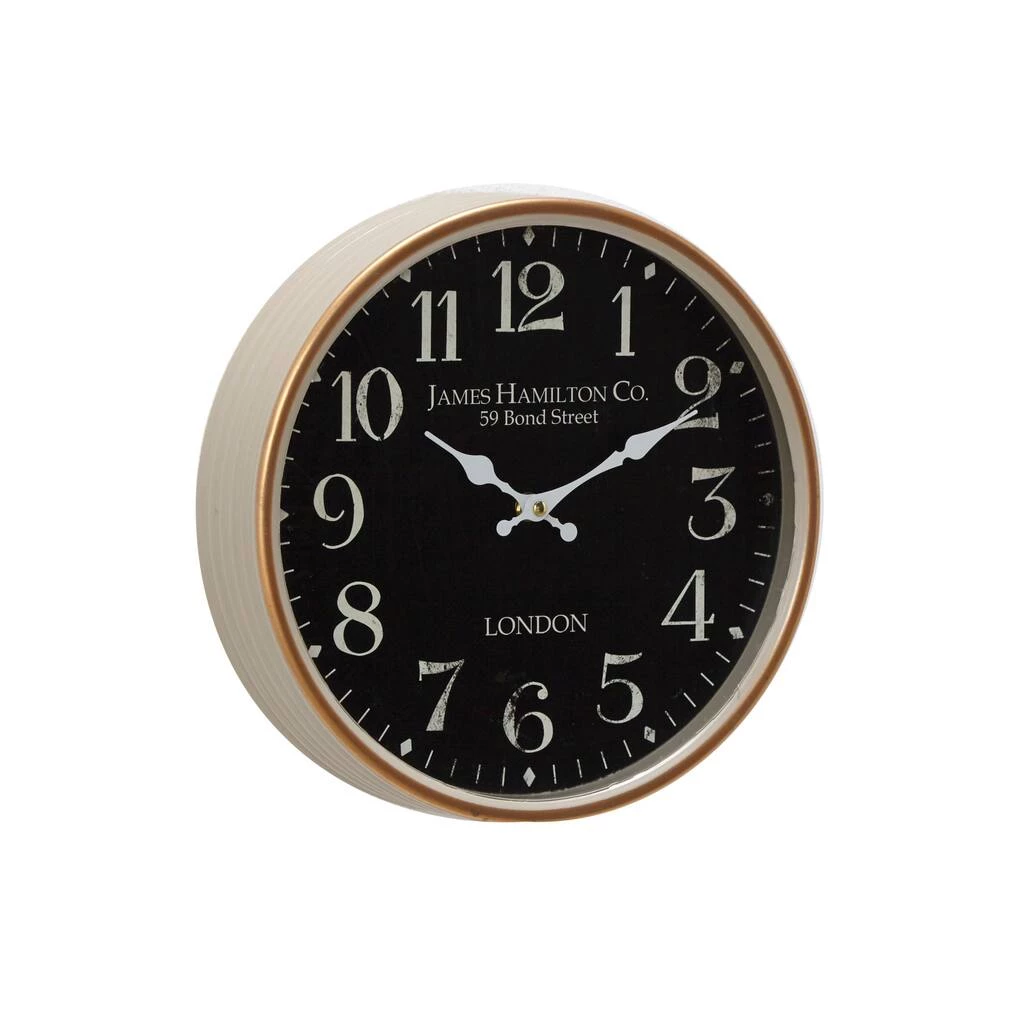 Best reviews of π Black Traditional Metal Wall Clock, 12" x 12" by Ivory and Iris β 3 Best reviews of π Black Traditional Metal Wall Clock, 12" x 12" by Ivory and Iris β - Image 3