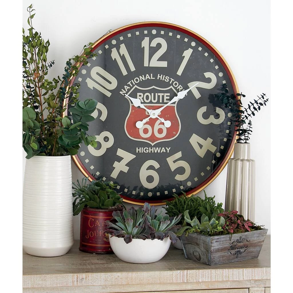 Best reviews of π Black Traditional Metal Wall Clock, 12" x 12" by Ivory and Iris β 8 Best reviews of π Black Traditional Metal Wall Clock, 12" x 12" by Ivory and Iris β - Image 8