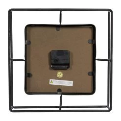 Buy 🥰 Black Contemporary Metal Wall Clock, 12" x 12" by Ivory and Iris 😍 -Cheap Ivory and Iris Store D495793S 5