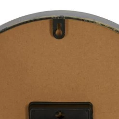 Buy 🎉 Black Metal Farmhouse Wall Clock, 14" x 14" x 3" by Ivory and Iris 🔔 -Cheap Ivory and Iris Store D495798S 5